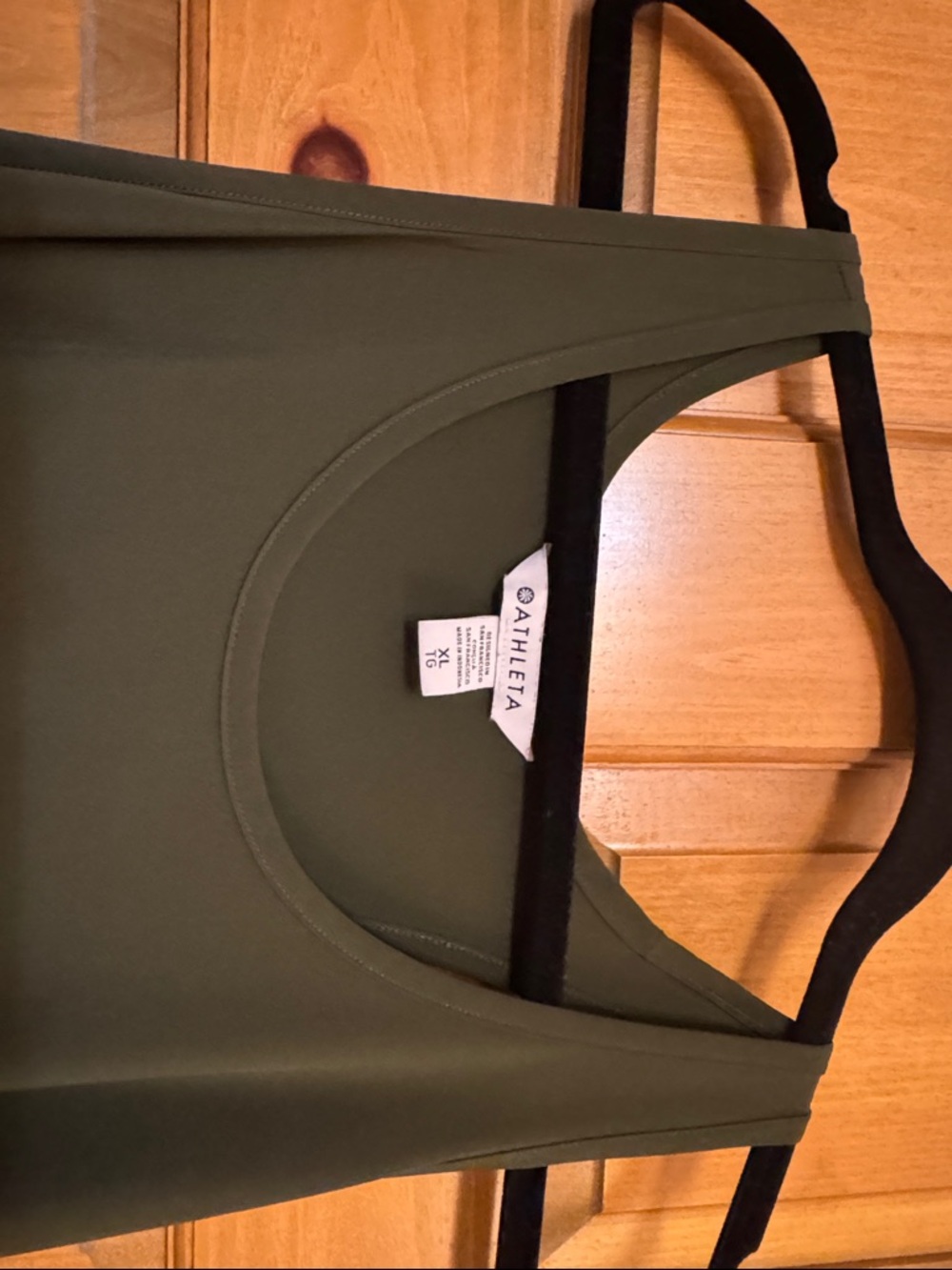 Athleta Olive Green Sleeveless Maxi Tank Dress - Picture 3 of 4